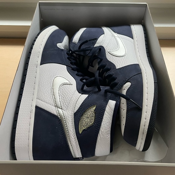 Nike Air Jordan 1 Retro High CO.JP Sneaker Midnight Navy Size 11